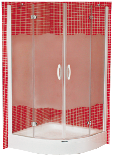 Duschkabine dusche Runddusche Valls 90 x 90