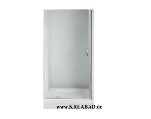 Duschtür Drehtür Dusche für Nischen Dusche Schwingtür 70cm bis 73cm Sicherheitsglas Alu Profile Weiß