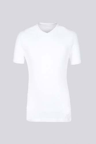 T Shirt V Ausschnitt Weiß K-10056103-500