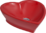 Aufsatzwaschbecken Herzform Farbe Rot