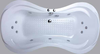 Freistehende Badewanne 190x100 mit Füsse und Schürze