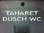 Taharet intim Dusch Wasch Bidet Wand Wc +  Wc Sitz Klohbrille Soft Close Absenkautomatik Nordic