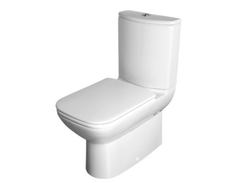 Taharet Dusch Bidet Stand Wc mit Keramik Spülkasten inkl. Wc Sitz mit Absenkautomatik Komplett Set