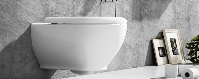 UNO Design Wand WC Soft Close Deckel Taharat Bidet Taharet Dusch-WC Spülrandlos 