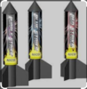 Rocket Strike Leitwerkraketen Raketen Nico 3er schachtel
