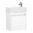 Badmöbel Unterschrank mit Waschtisch Yedis 54x45x28 Weiß