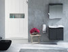 Badmöbel S-Line 65cm + Spiegelschrank +Waschbecken ohne Hahnloch