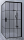 Duschkabine 95x95 Eckdusche Schiebetür Höhe 190cm Blackline Bocchi