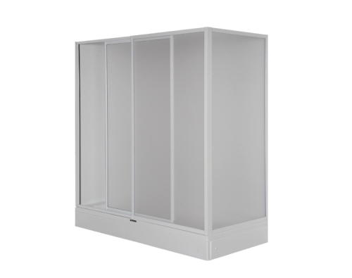 Duschkabine Eckdusche Fronteinstieg Schiebetür 120x75 cm