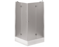 Duschkabine Glasdusche Eckdusche Kreatetra 100x80