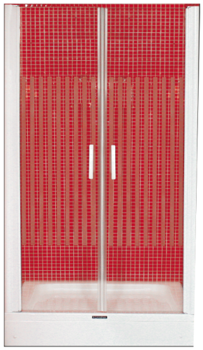 Duschtür Nischentür Schwingtür Duschtüren Grösse 101cm bis 103,5cm Variabele Breite Pendeltür 2 Teilig Nischendusche 1010mm Krea Atrio