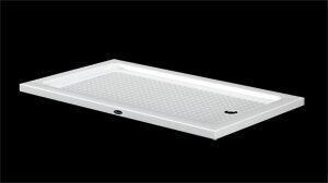Duschwannen Duschtassen 100x70 ebenerdig extra Flach 3,5cm höhe Krearigel
