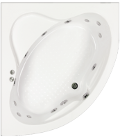 Eck Badewanne Eckbadewanne 120x120cm Eckwanne Samba +...