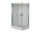 Eck Duschkabine Eckdusche Drehtür 2 Teilige Duschtüren Flügel Türen 120x120 Chrom Profile - Ekvator