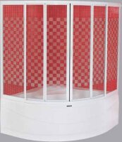 Badewannen Eckbadewannen Duschaufsatz 110x110cm Polar...