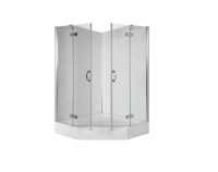 Fünfeck Duschkabine Fünfeckdusche 880x880mm...