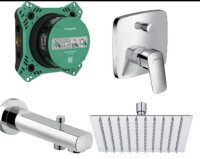 Hans grohe ibox 2 Set kludi Kreabad Duschkopf