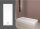 Duschwanne 140x90 Duschtasse mit Füsse und Schürze 90x140