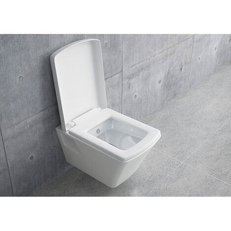 Loop Wand Hänge Taharet Dusch Wc + Soft Close Wc Sitz  Loop Lucco Kreabad