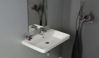 Kreabad Waschbecken 80x45 Weiss Glänzende Luxus 11080