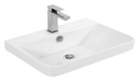 Kreabad Waschbecken 80x45 Weiss Glänzende Luxus 11080