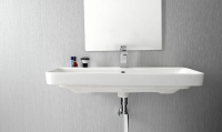 Kreabad Waschbecken 80x45 Weiss Glänzende Luxus 11080