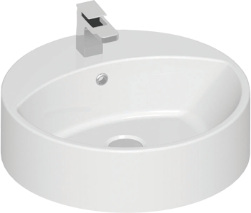 Waschbecken Aufsatzwaschbecken 45cm Rund Aufsatzwaschbecken