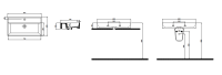 Kreabad Waschbecken 80x45 Waschtisch Architekt
