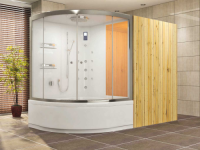 Sauna Badewanne Dusche - Sauna Compact Sytem Dokstar 120x240