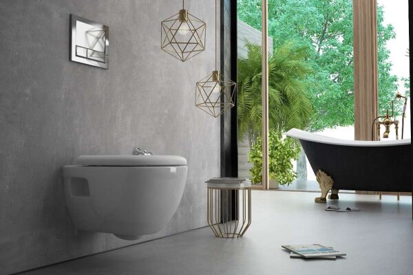 Spülrandlos Rimless Brilla Dusch Wc Taharet Wc + Soft Close Wc Sitz