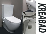 Spülrandlos Taharet Dusch Wc Stand Wc mit Keramik...