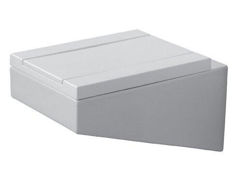 Taharet Bidet Dusch Wasch 2 in 1 Wandhänge Wc mit Soft Close Wc Sitz + Verdeckte Wc Befestigung Cube