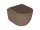Taharet Dusch Wc Randloses Hänge-WC Infinity Serie 53x36,5xH40 cm Farbe Matt Taube