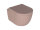 Taharet Dusch Wc Spülrandlos Hänge Wc + Soft Close Wc Sitz Pink Deep