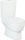 Taharet Dusch Wc Stand Wc mit Keramikspülkasten + Wc Sitz + Drückergarnitur + Spülmechanismus + Wc Sitz FR 310 Abgang Senkrecht