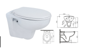 Taharet Dusch Wc Hänge WC mit Bidetfunktion /...