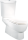 Taharet dusch Wc Stand Wc mit Keramikspülkasten + Wc Sitz + Drückergarnitur + Spülmechanismus FR 300 Abgang Senkrecht