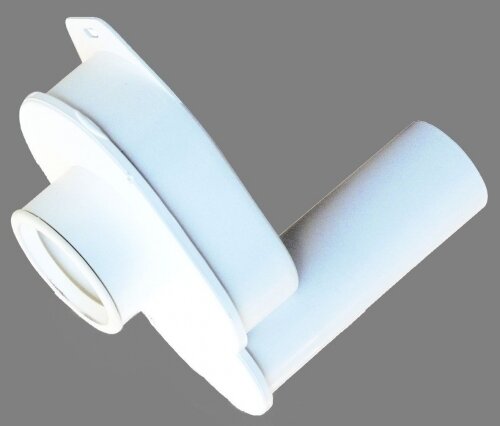 Urinalsifon DN50 Absaug Sifon Urinal Siphon Pissoirsiphon Ablauf Waagerecht