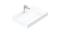 Wandhänge - Aufsatzwaschbecken 70x45 Super Slim mit...