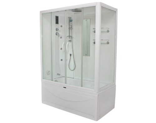 Wellness Whirlpool Whirlwanne Bad + Wellness Massagedusche Tolento Compact 190x70