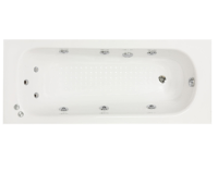 Whirlpool Badewanne 150x70 Rechteckbadewanne +...