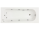 Whirlpool Badewanne 150x70 Rechteckbadewanne + Fußgestell + Schürze 6x Seitliche jets + 3 Rücken Wasserjets Lena