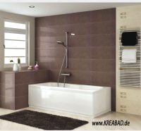 Whirlpool Badewanne 150x80cm mit 12 Wasser Massagejets...