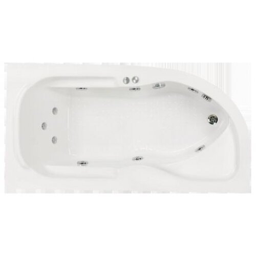 Whirlpool Badewannen Raumsparwannen Whirlpool Calipso 150x90 Rechts+ 9 Massagejets