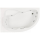 Whirlpool Badewannen Raumsparwannen Whirlpool Calipso 170x100 Links + 9 Massagejets