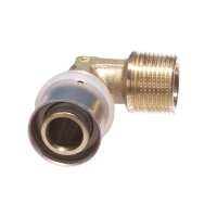 Zewotherm Pressfitting Fitting Press Winkel 90° AG...