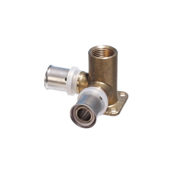 Zewotherm Armaturenanschlußdoppelwinkel PREMIUM 20 mm - 1/2" IG - 20 mm