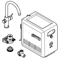 GROHE Blue Professional C-Auslauf Set, Chrom –...