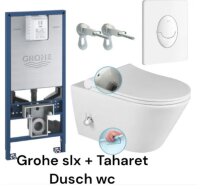 AQUAWASH Duschwc Dusch Wand WC komplett Spülrandlos...