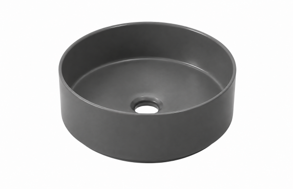 Ausfatzwaschbecken Waschschale Anthrazit Matt 43cm Waschbecken
